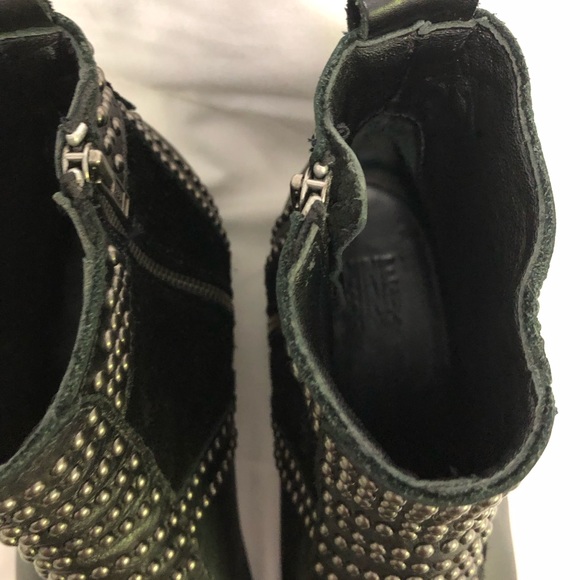 Anine Bing Studded Charlie Boot Size 36/6 Black - Picture 4 of 9